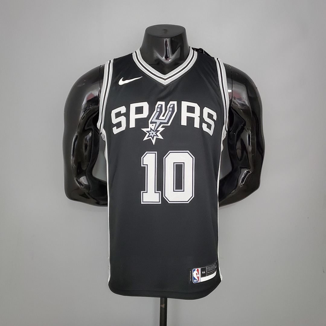 DeROZAN#10 Spurs Spurs Black NBA Jersey S-XXL
