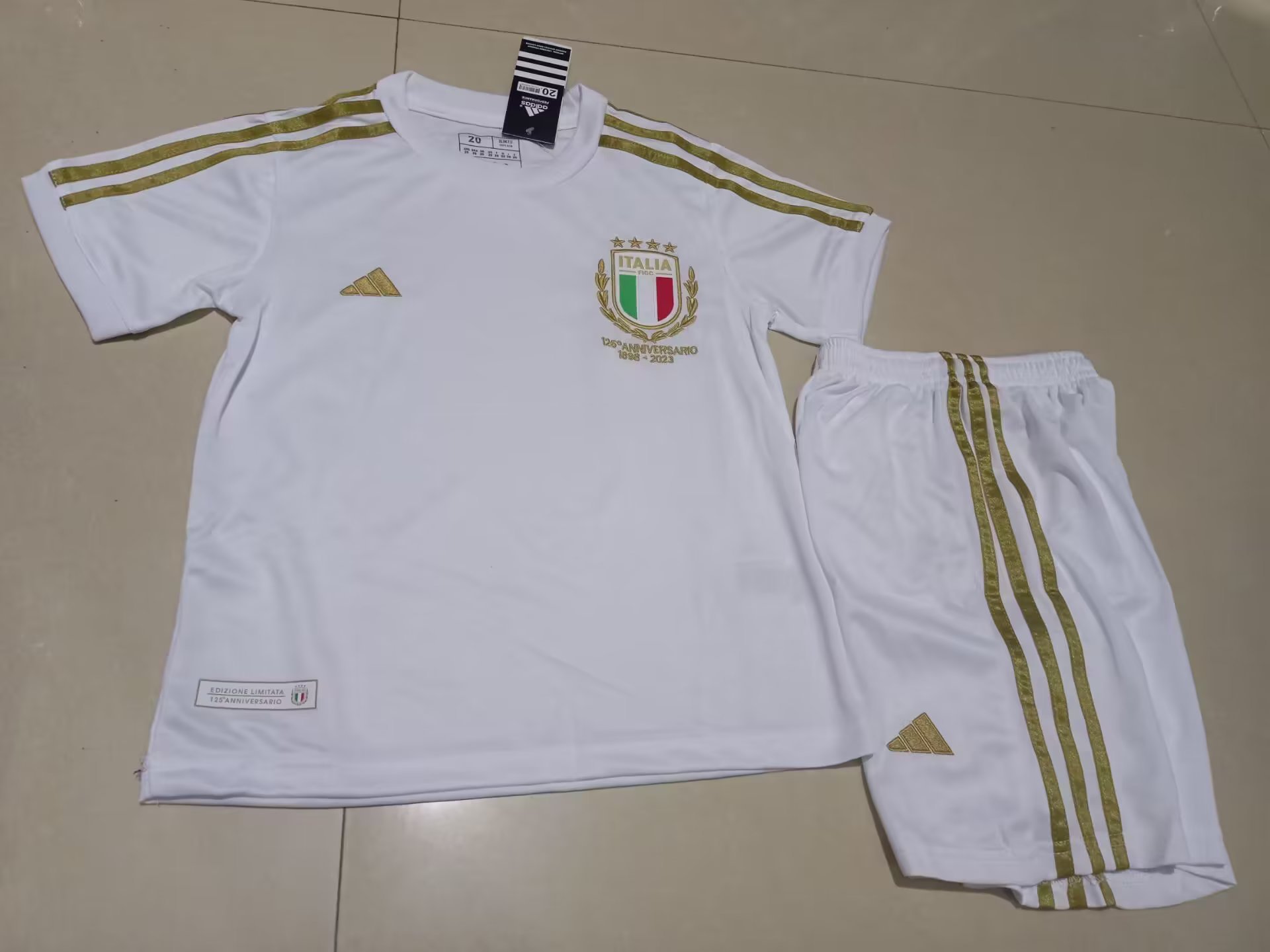 2023 Italy Kids 125th Soccer Jerseys Yupoo