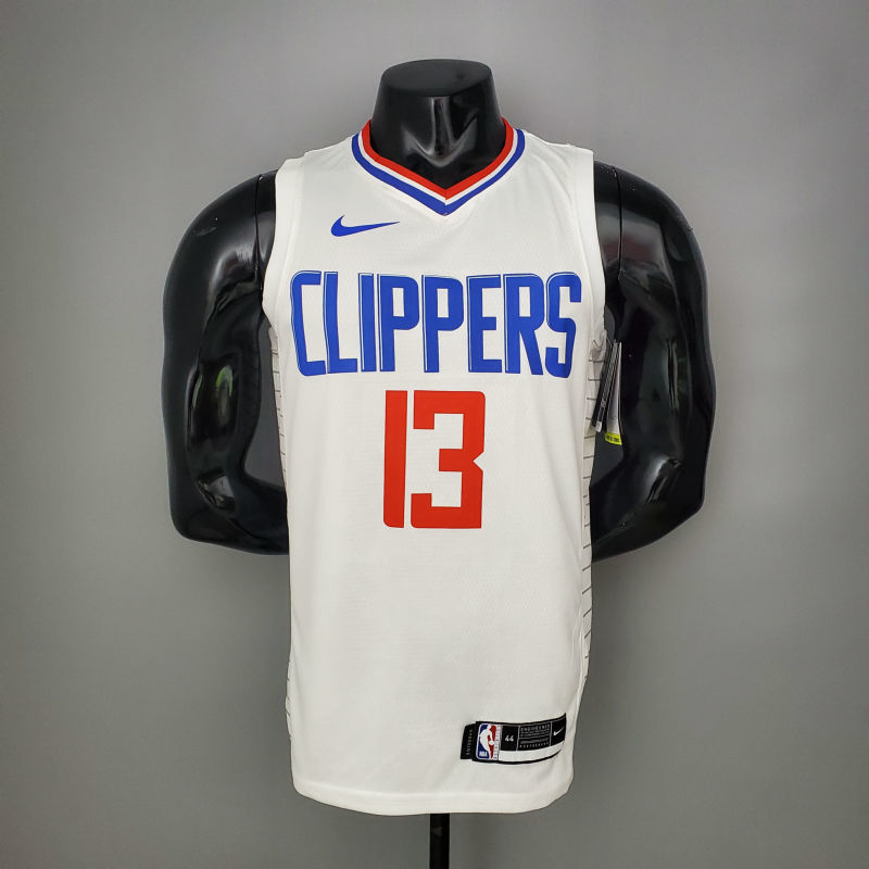 GE0RGE#13 Clippers Limited Edition White NBA Jersey S-XXL
