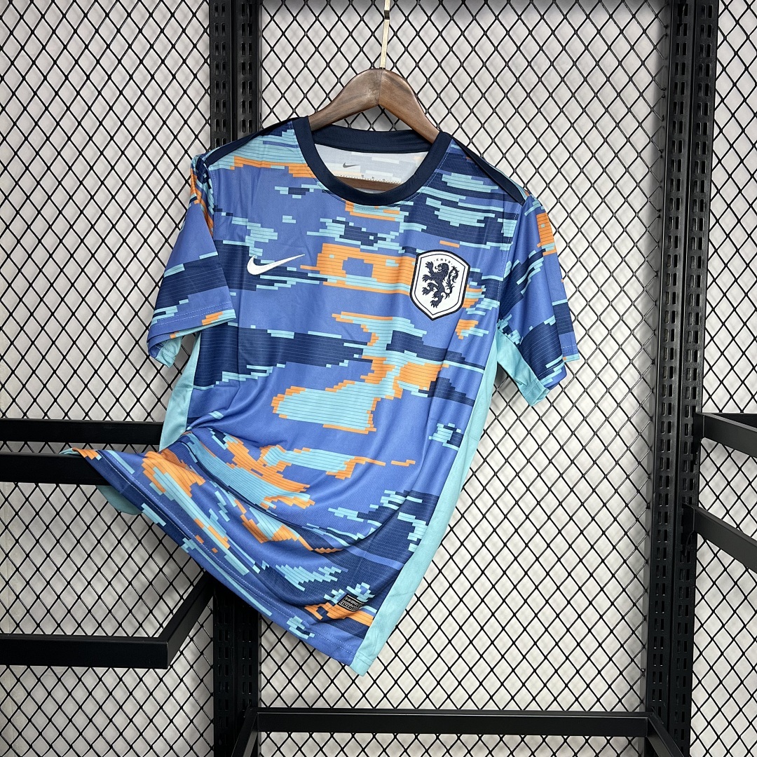 Netherlands 2024/25 Euro Pre-match training uniform Jersey
