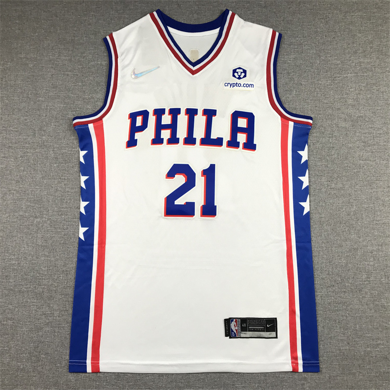 76ers #21 Embroidery