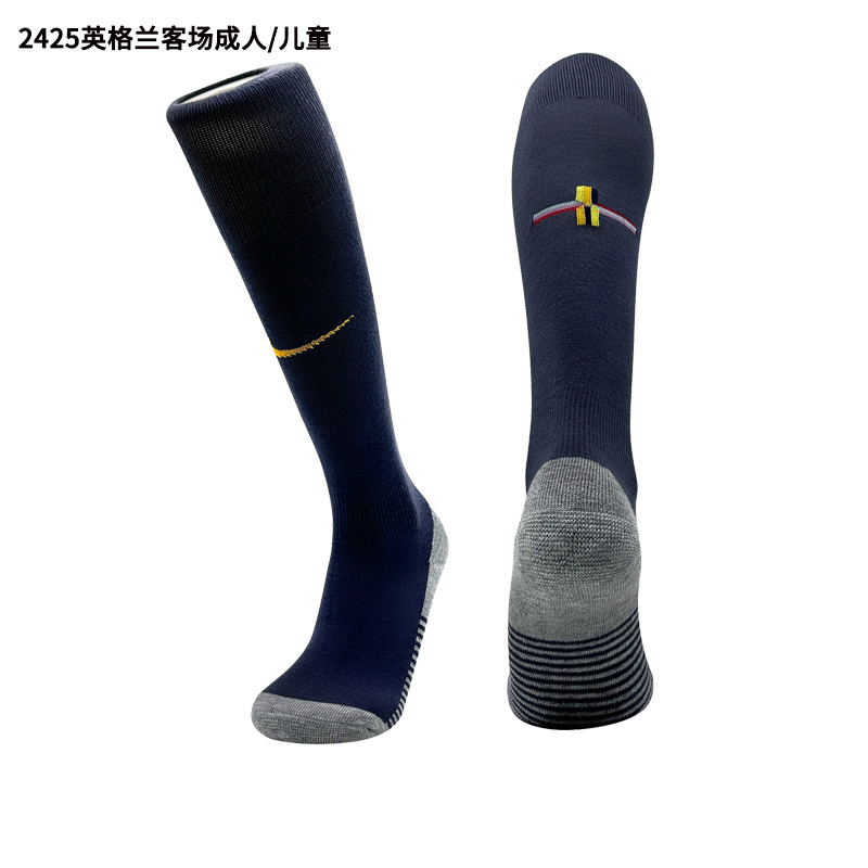 2024 England Away Adult Kids Soccer Socks Yupoo