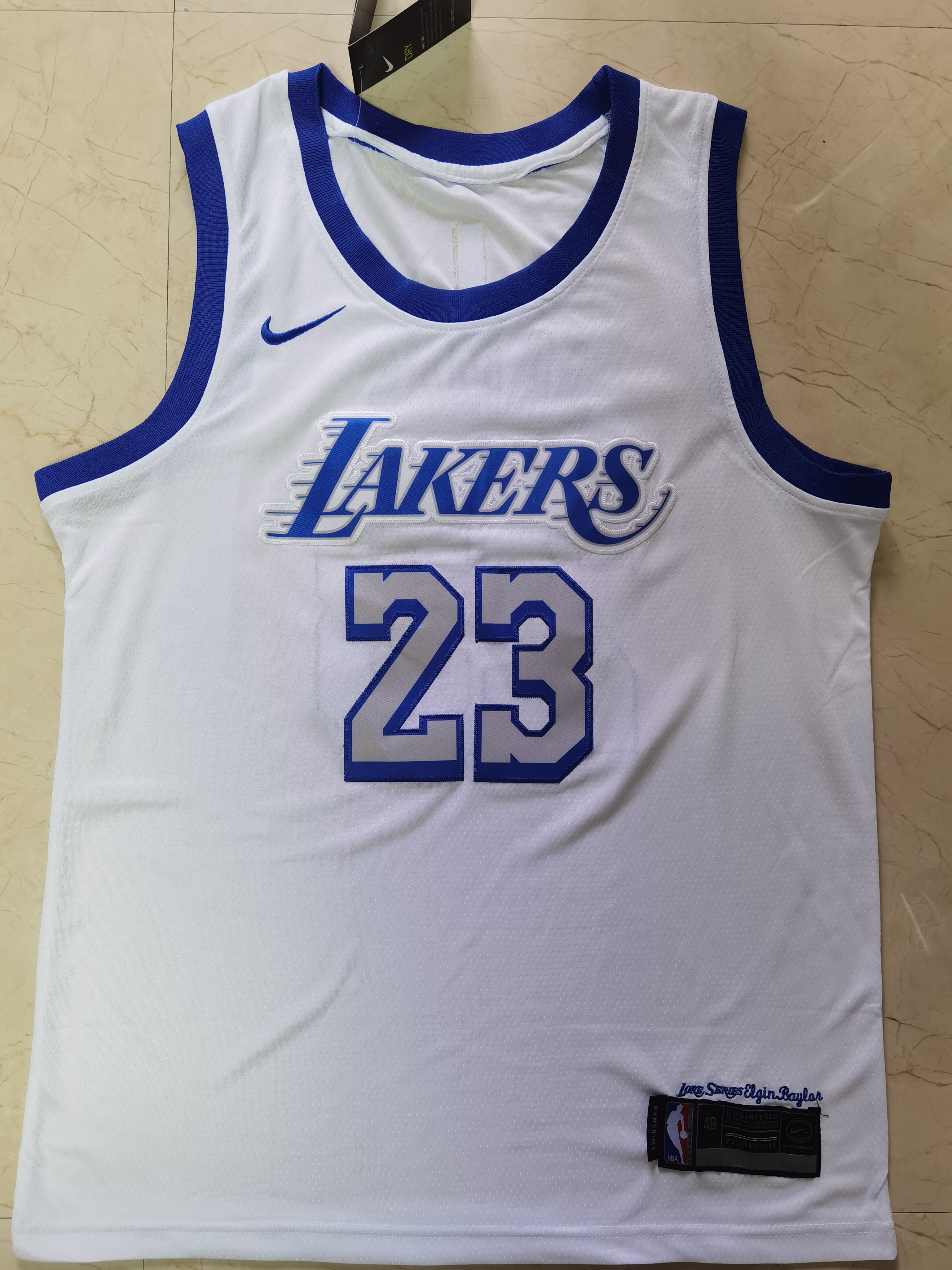 21 Lakers #23 City Edition Embroidery