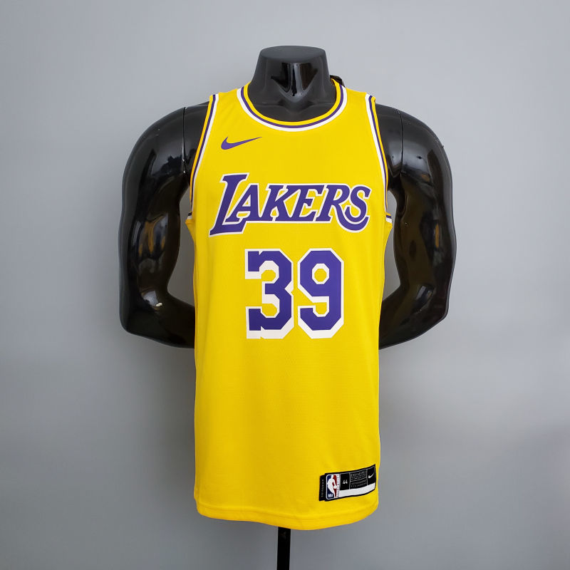 Lakers Howard#39 Crew Neck Yellow NBA Jersey S-XXL