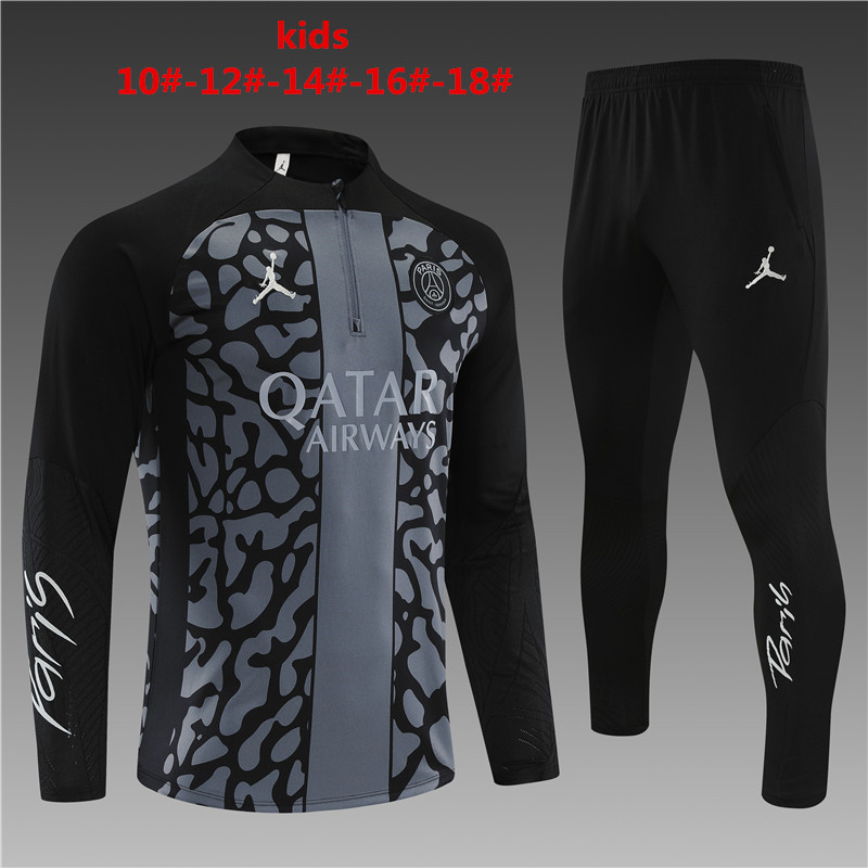 23-24 Paris Kids Long Sleeve Training Suit Yupoo