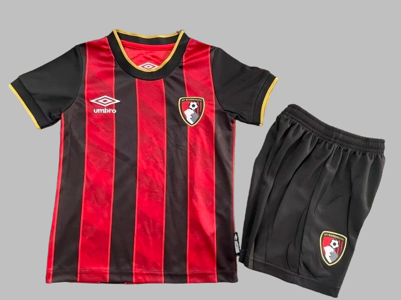 25-26 Bournemouth Home Kids Cheap Soccer Jerseys Yupoo