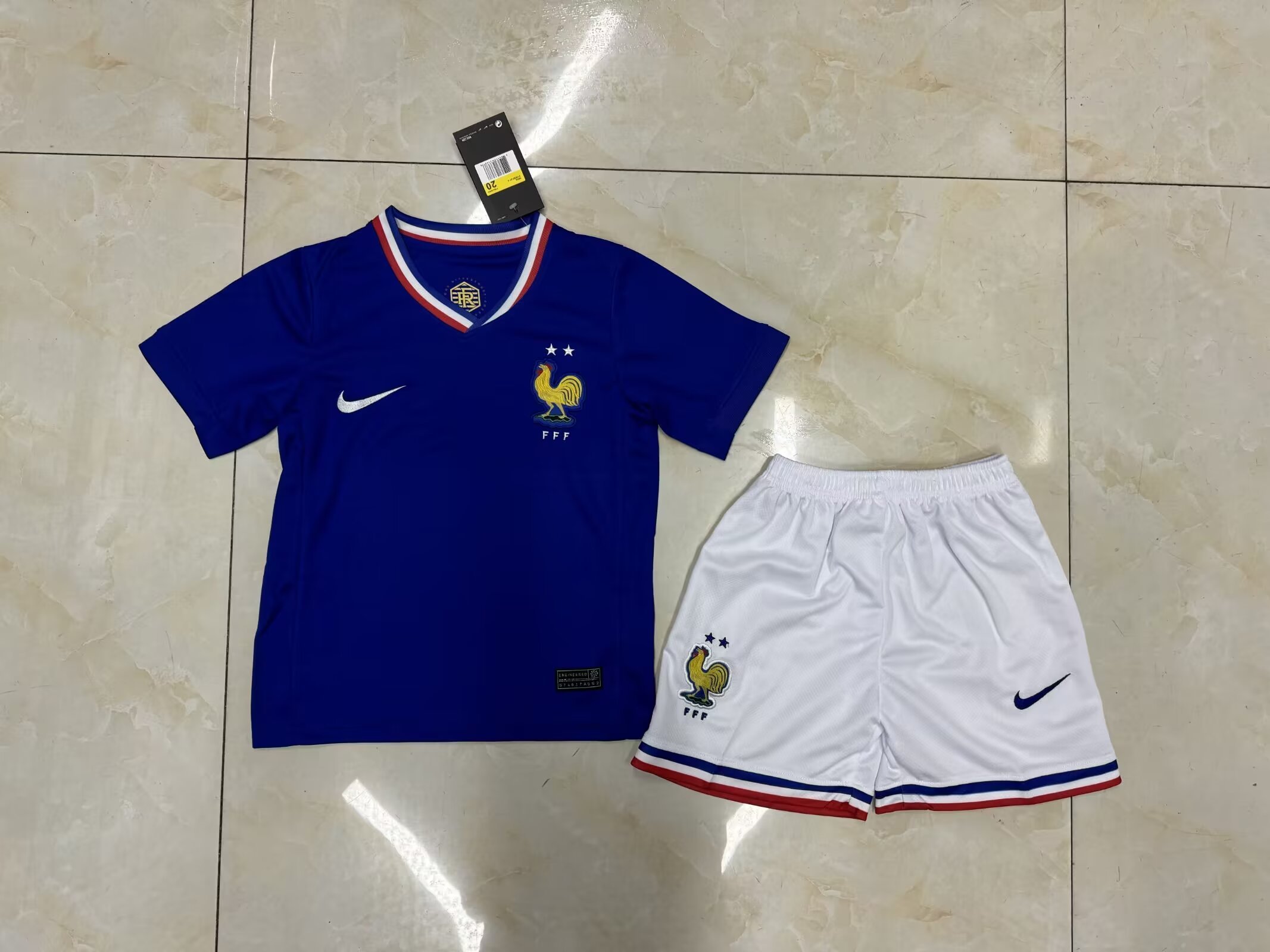 2024 France Home Kids Soccer Jerseys Yupoo