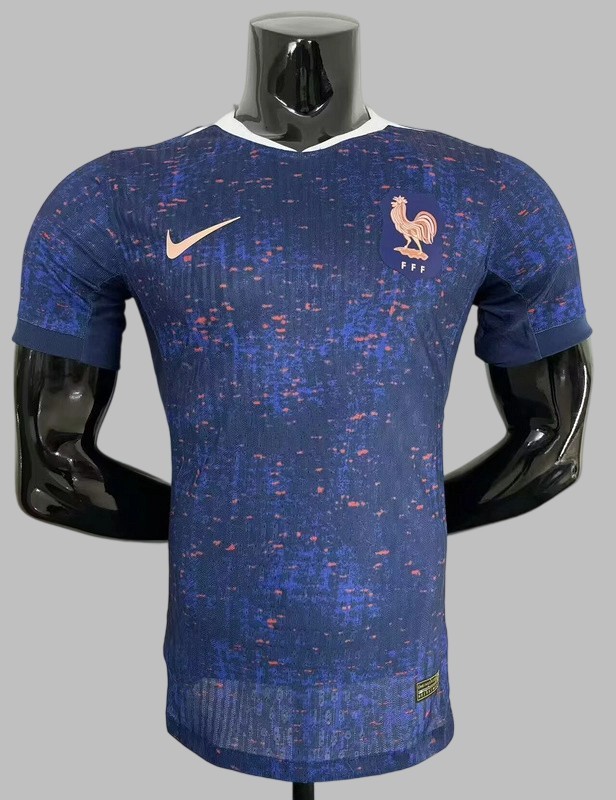 25-26 France Home Player Version Cheap Soccer Jerseys Yupoo