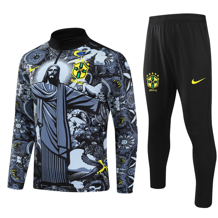 2024 Brazil Long Sleeve Training Suit Yupoo
