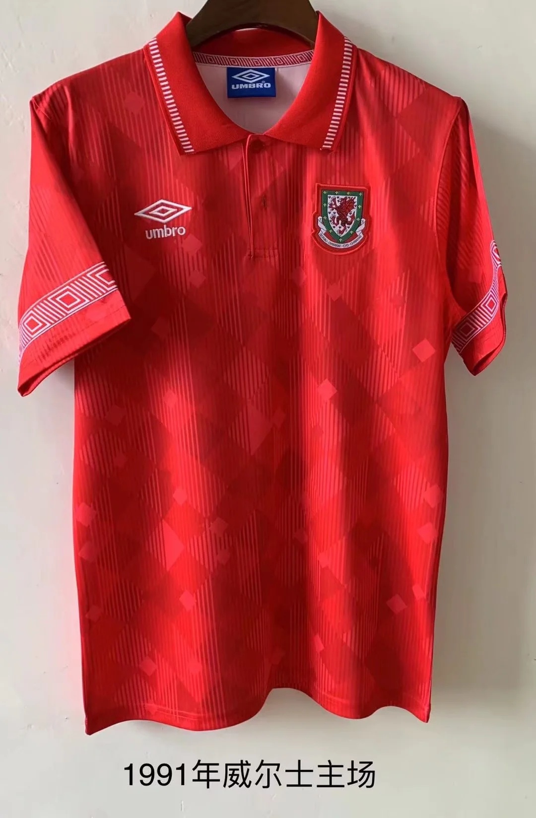 1991 Wales Home Retro Soccer Jerseys Yupoo