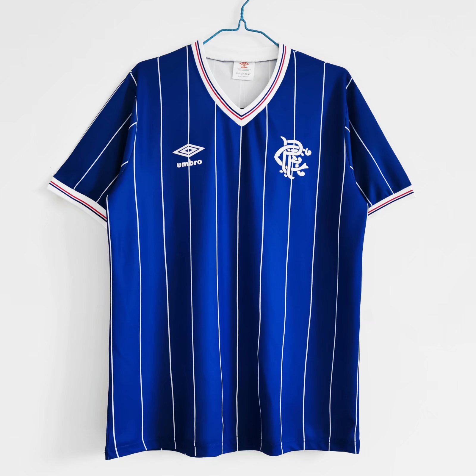 82-83 Rangers Home Retro Soccer Jerseys Yupoo