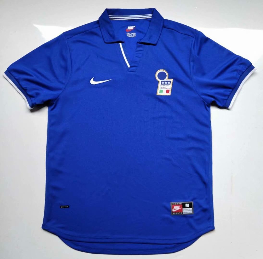 1998 Italy Home Retro Soccer Jerseys Yupoo