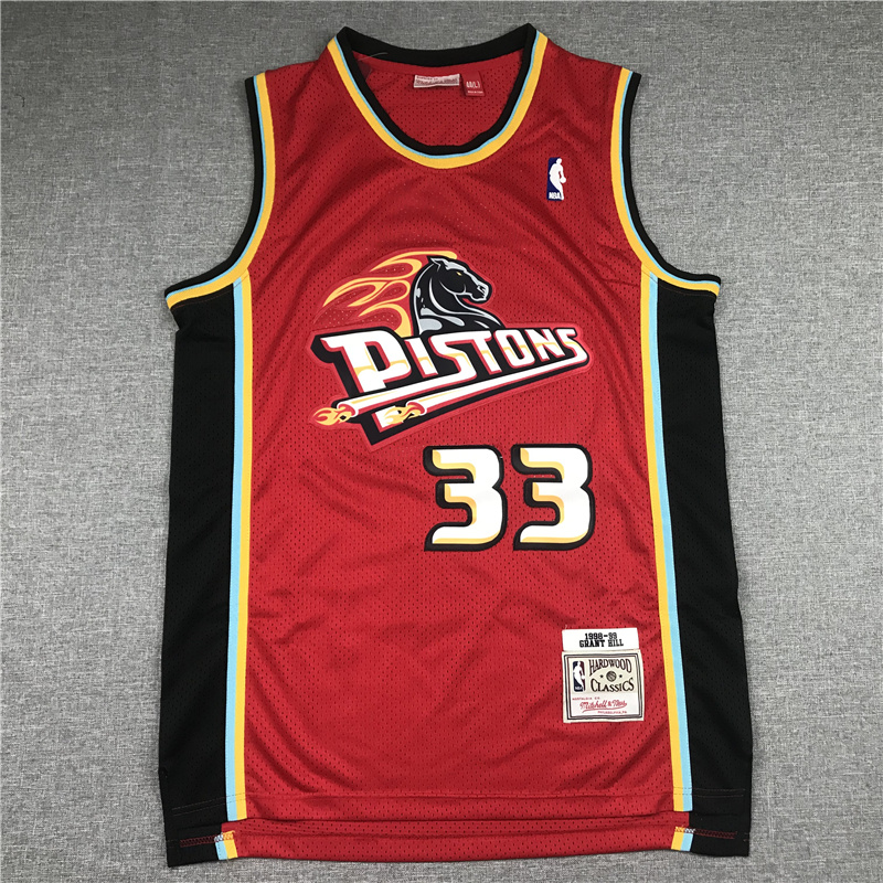 Pistons #33 Retro Embroidery