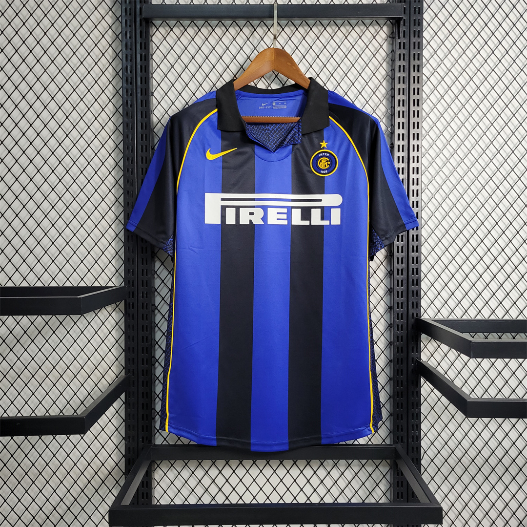 01-02 Inter Milan Home Retro Yupoo Soccer Jerseys