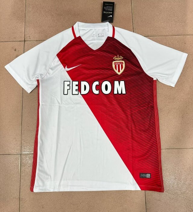2016-17 Monaco Home Retro Soccer Jerseys Yupoo