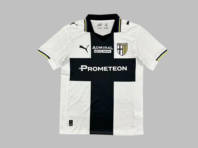 25-26 Parma Home Cheap Soccer Jerseys Yupoo