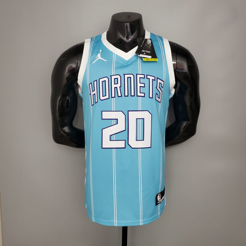 New Hornets HAYWARO#20 Blue NBA Jersey S-XXL