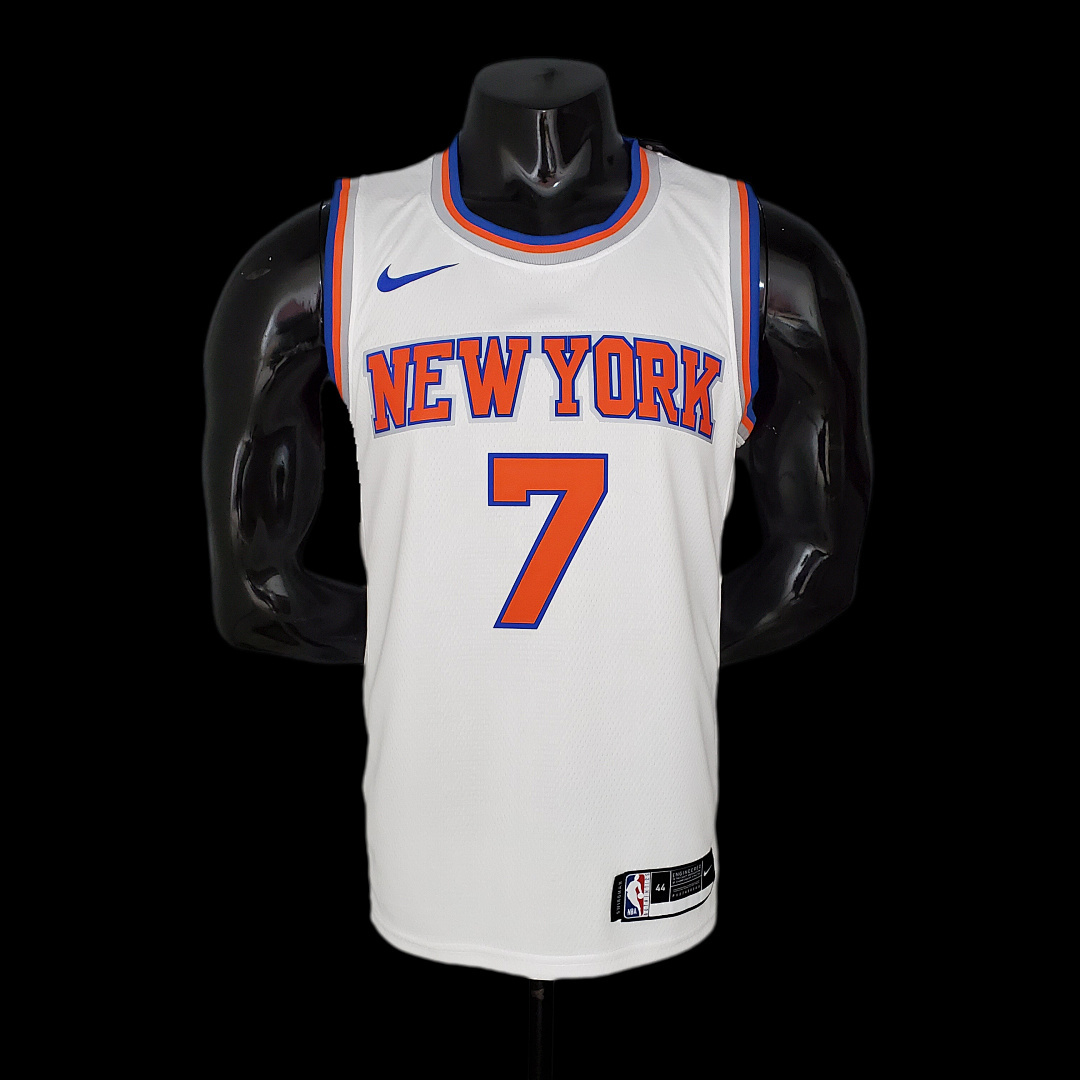 2021 ANTHONY#7 Knicks White NBA Jersey S-XXL