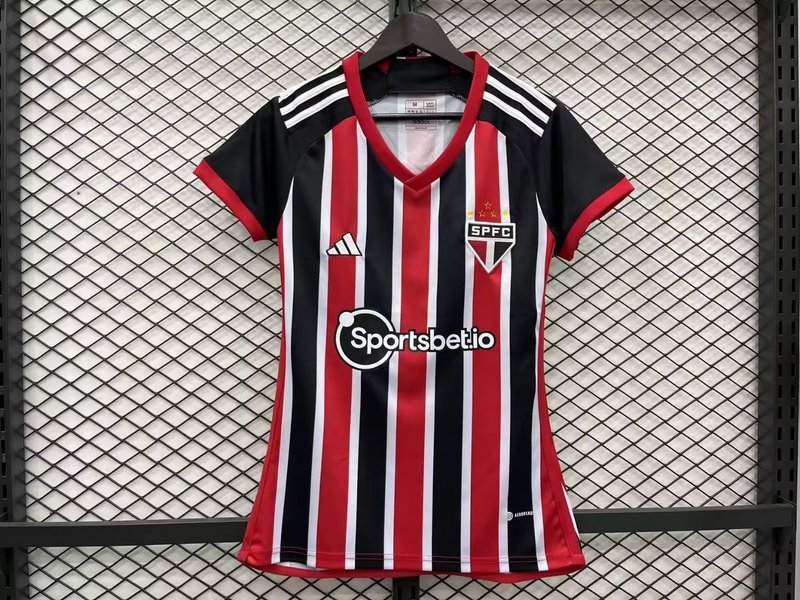 23-24 So Paulo Away Woman Soccer Jerseys Yupoo
