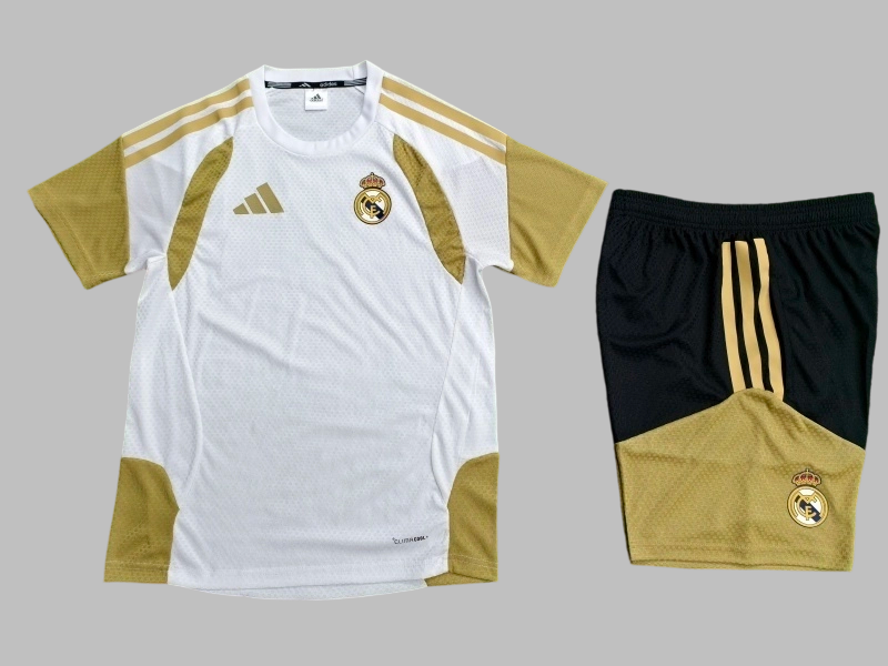 25-26 Real Madrid training player short sleeve kit