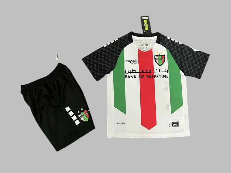 25-26 Palestine Home Kids Cheap Soccer Jerseys Yupoo