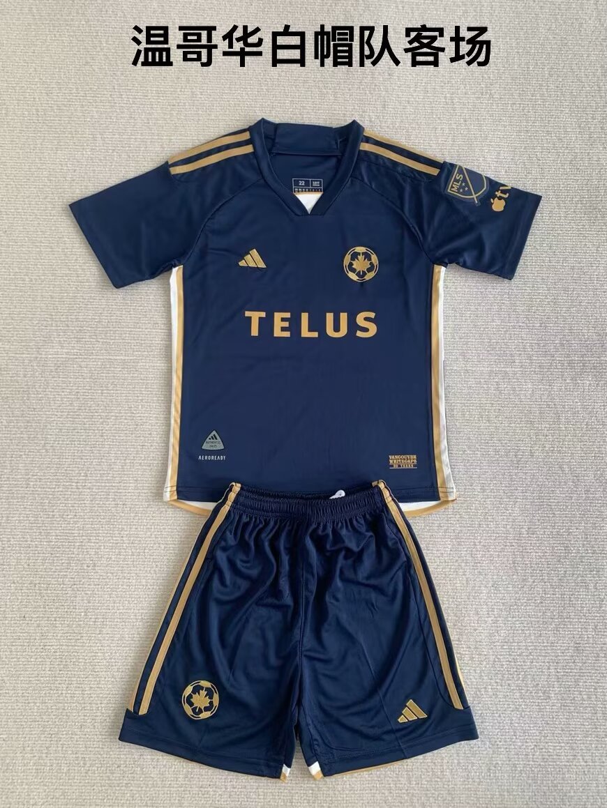 24-25 Vancouver Whitecaps Away Adults And Kids Soccer Jerseys Yupoo