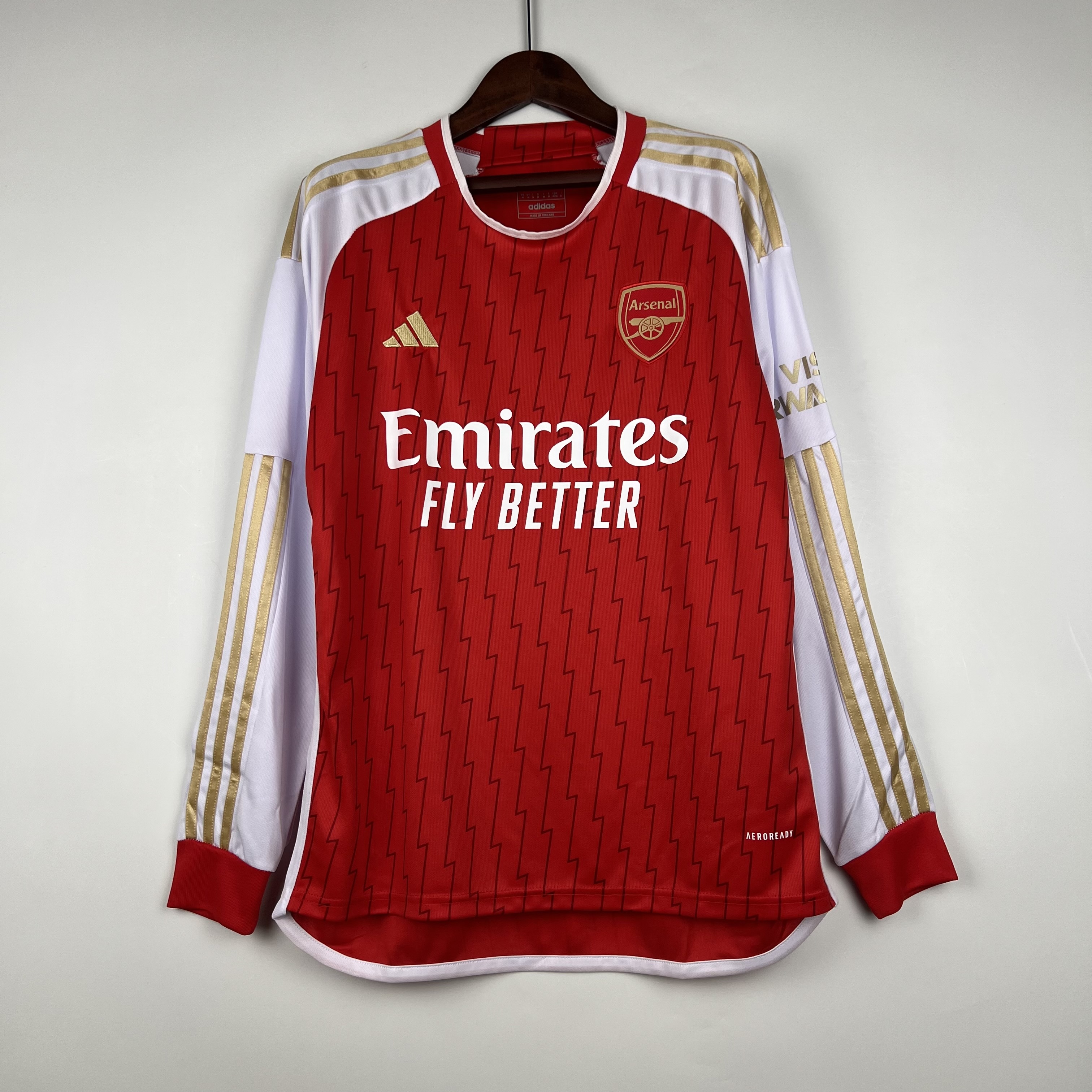 23-24 Arsenal Home Long Sleeve Soccer Jerseys Yupoo