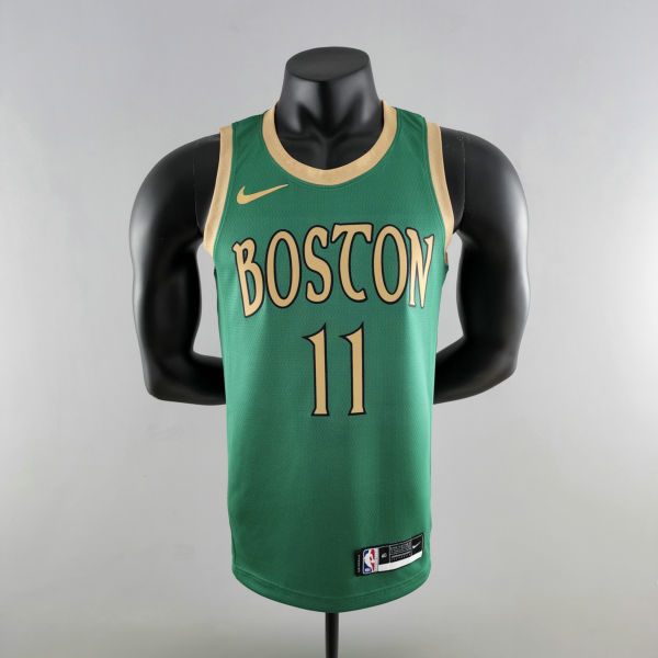 2020 IRVING #11 Boston Celtics City Edition Green NBA Jersey S-XXL