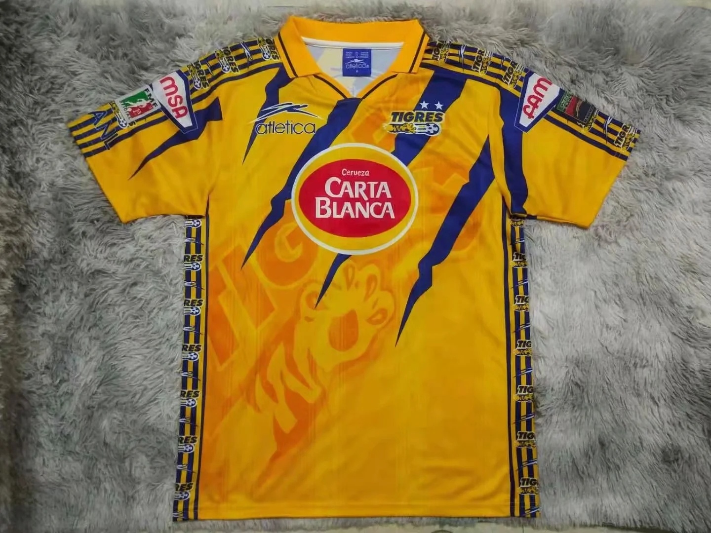 1997-98 Tigres Home Retro Soccer Jerseys Yupoo