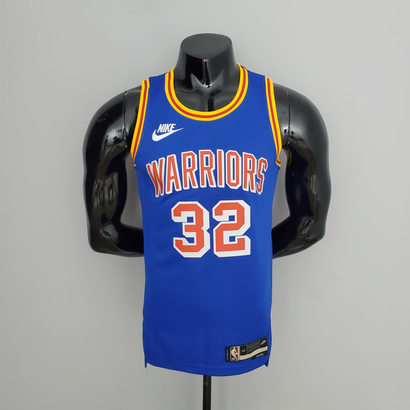 75th Anniversary Porter jr.#32 Warriors Vintage Blue NBA Jersey S-XXL