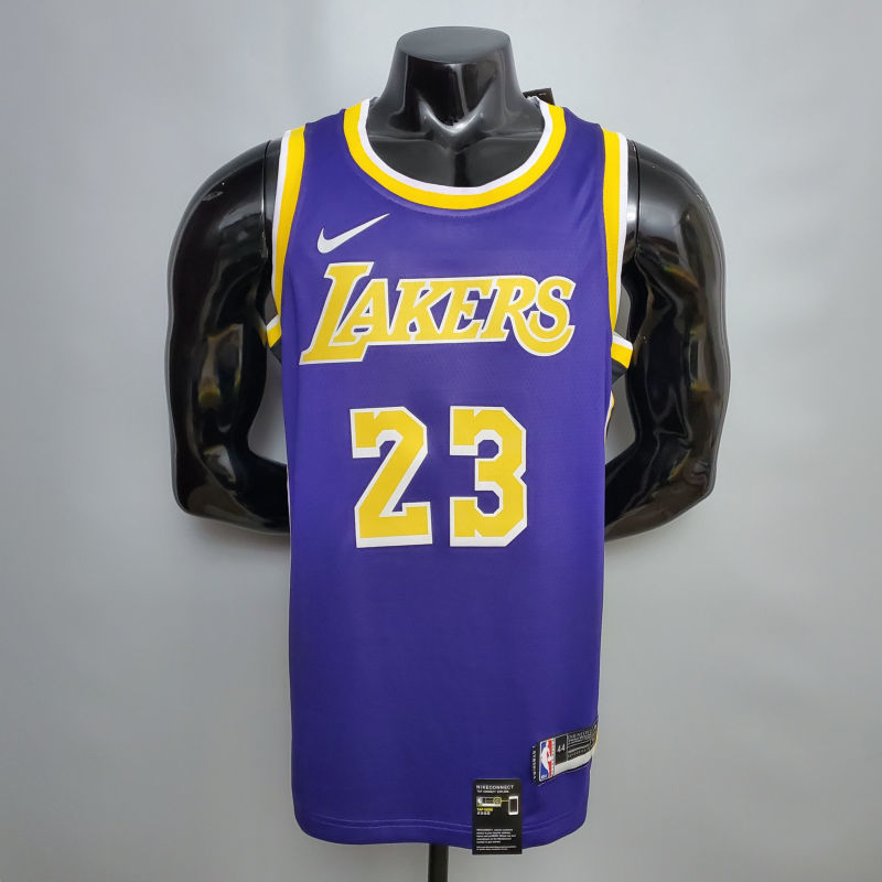 James #23 Lakers purple NBA jersey Size XS-XXL
