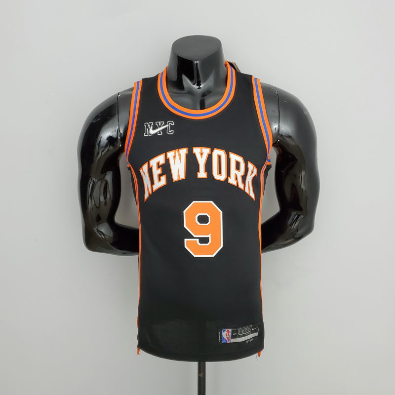 2022 Season Barrett #9 Knicks Urban Edition Black NBA Jersey S-XXL