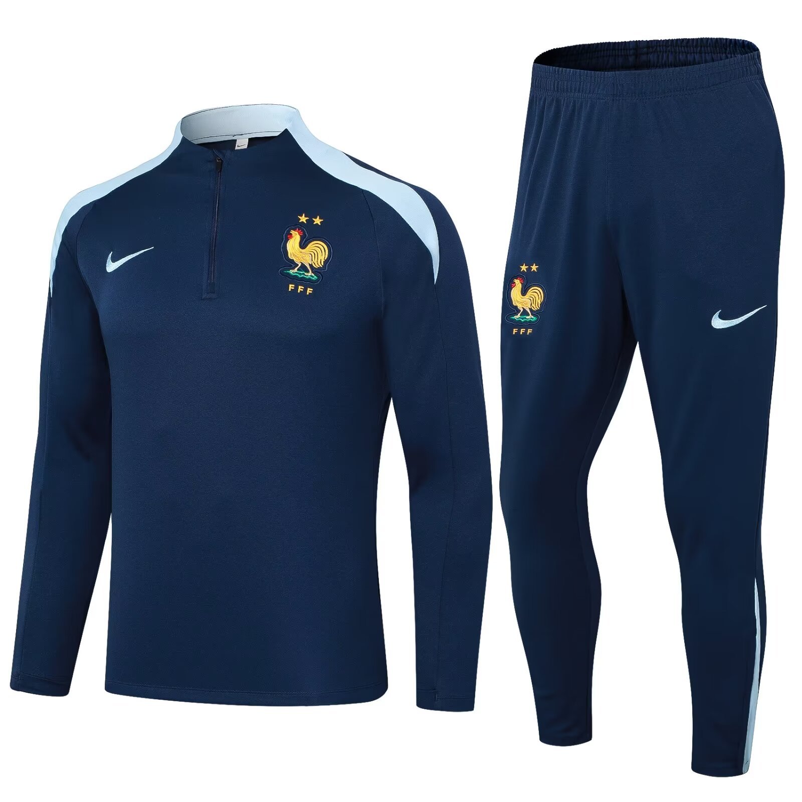 2024 France Long Sleeve Training Suit Yupoo