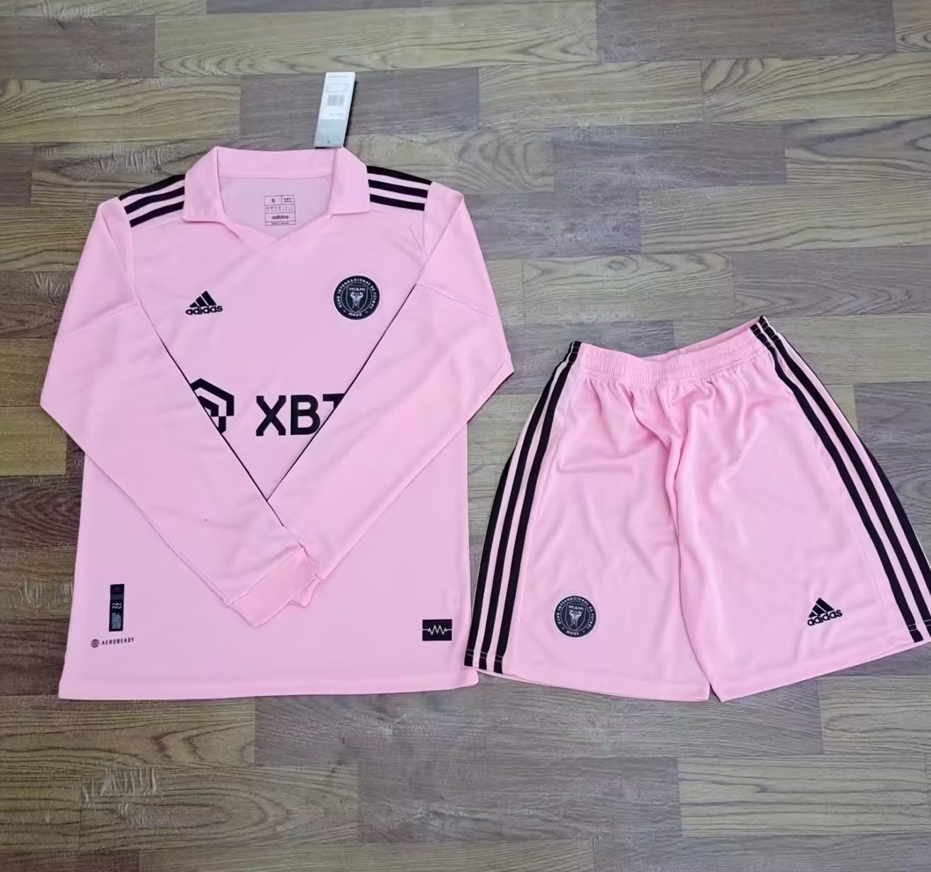 23-24 Inter Miami Home Long Sleeve Soccer Jerseys Yupoo