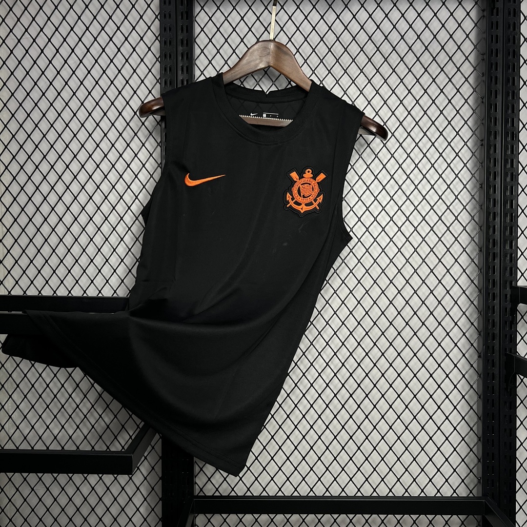 Corinthians 2022 Training Jersey Tank Top – Black