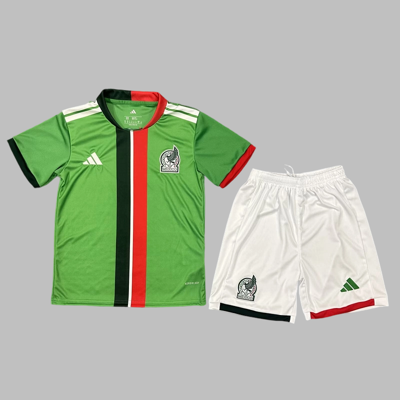 25-26 Mexico Home Kids Cheap Soccer Jerseys Yupoo