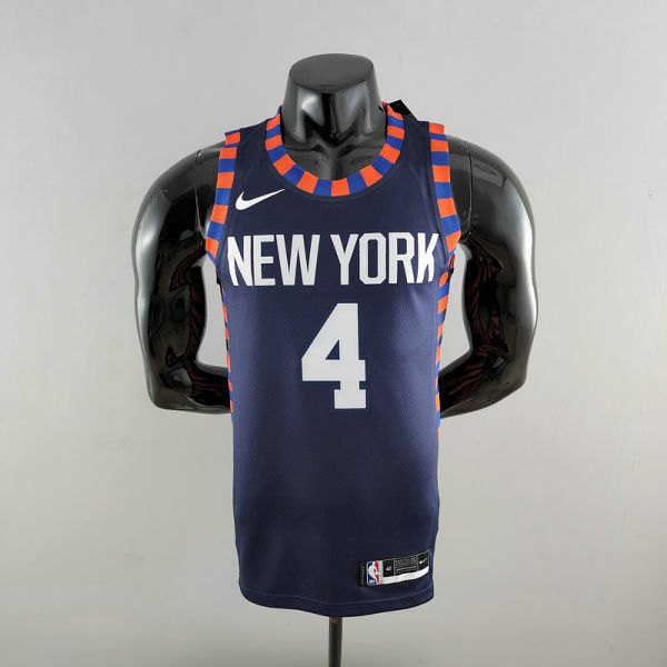 New York Knicks ROSE #4 Striped NBA Jersey S-XXL