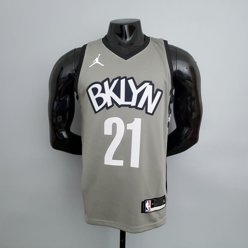Nets Aldridge #21 Flyer Grey NBA Jersey S-XXL