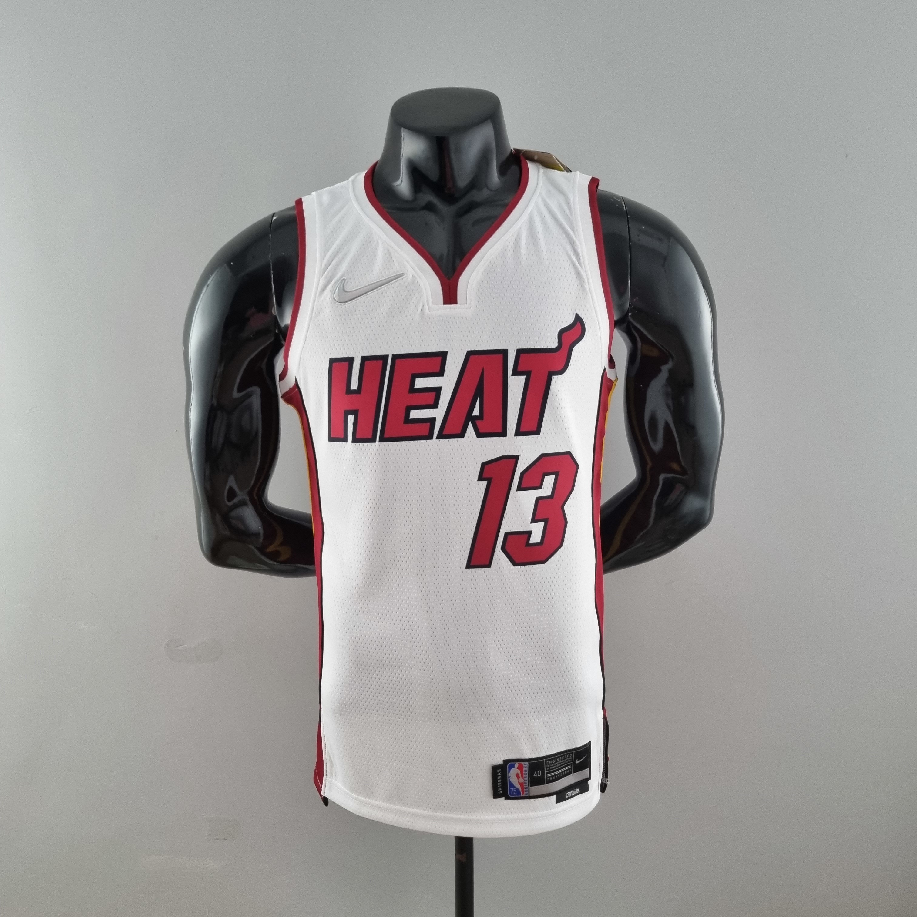 75th Anniversary Miami Heat ADEBAYO#13 White NBA Jersey S-XXL