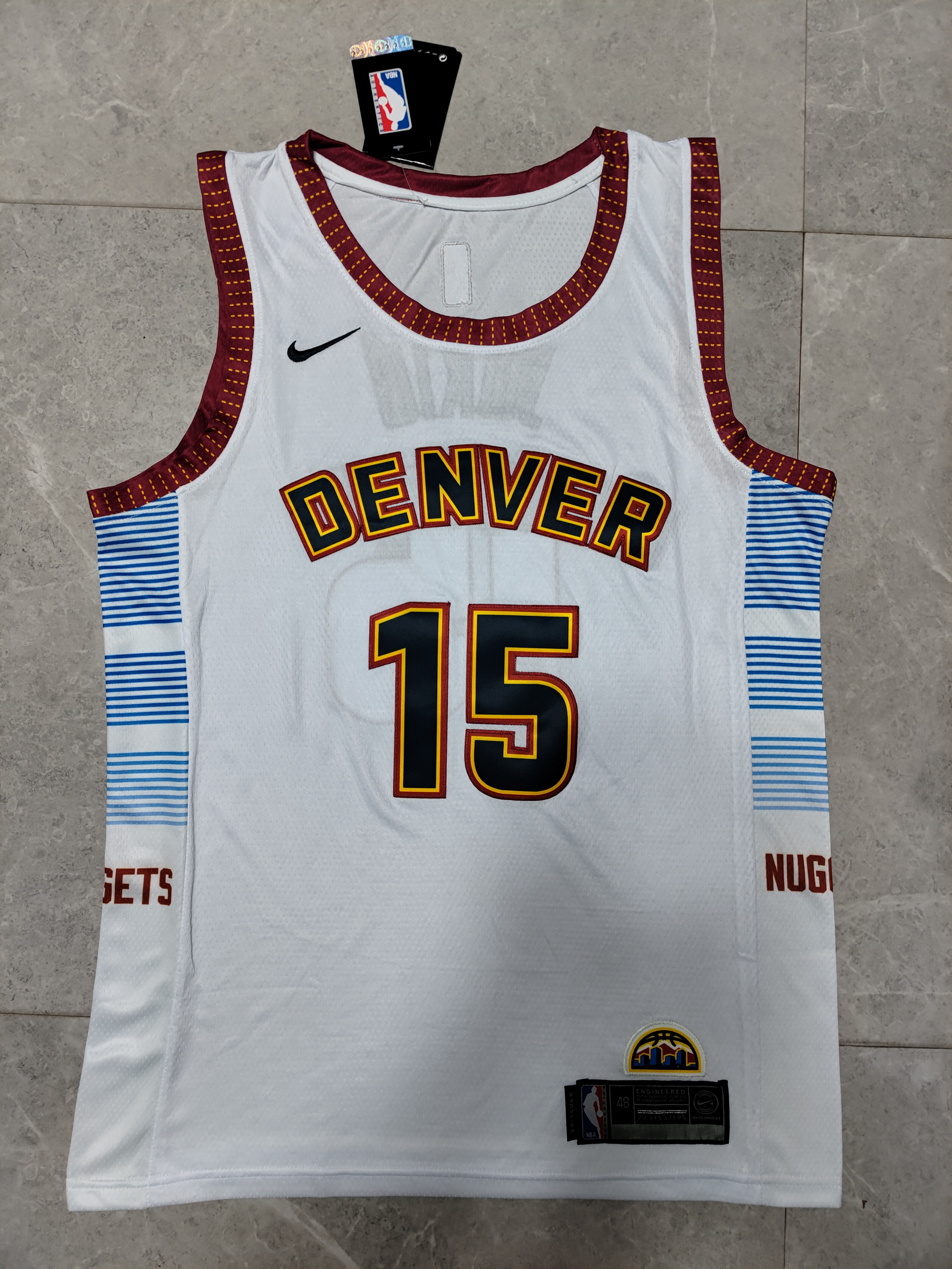 2023 Nuggets #15 Embroidery