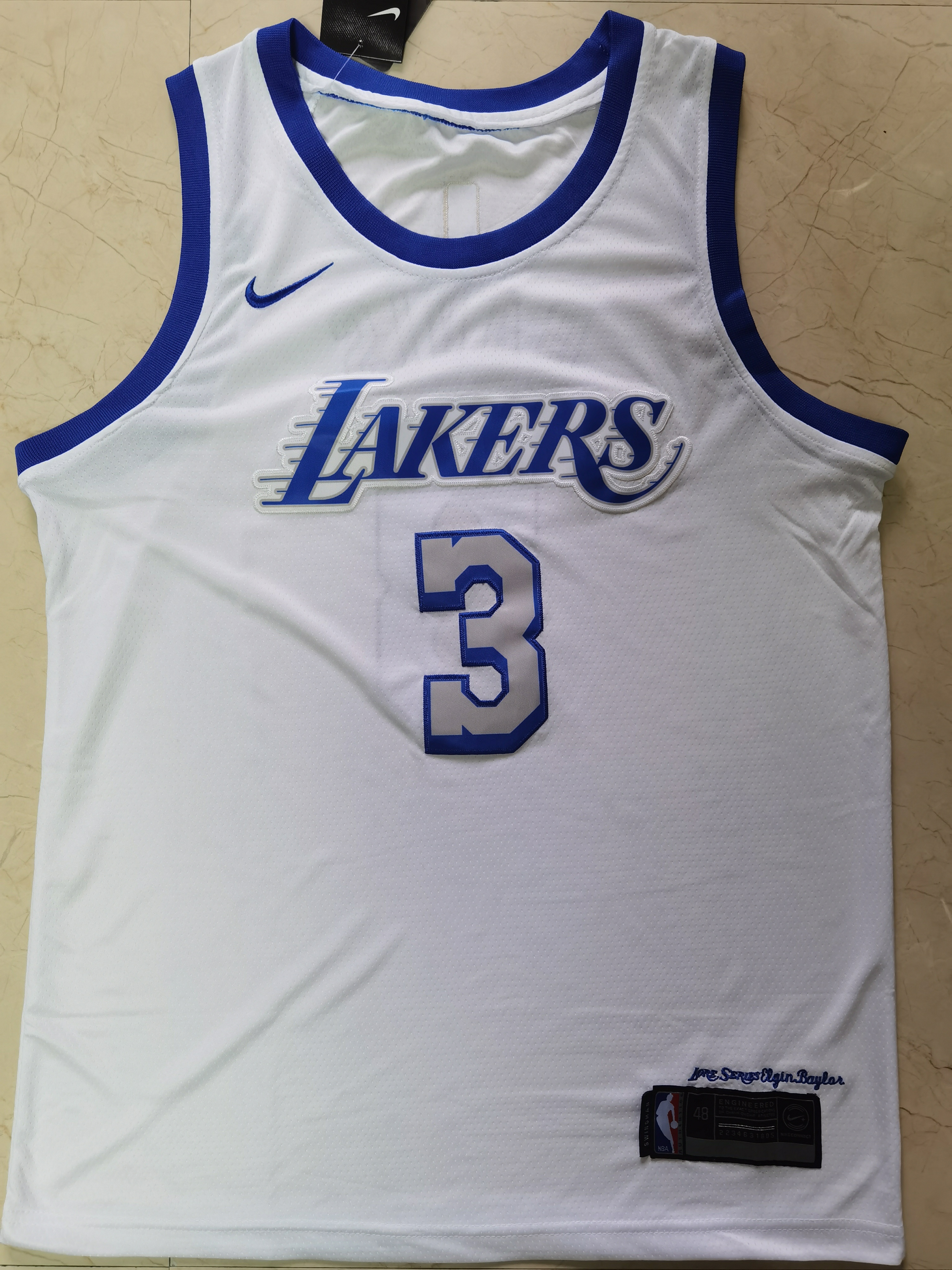 21 Lakers #3 City Edition Embroidery