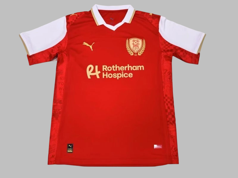 25-26 Rotherham United Home Cheap Soccer Jerseys Yupoo