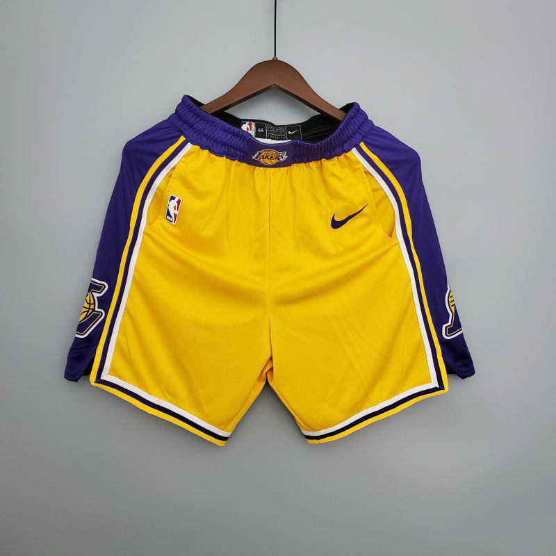 Lakers Yellow Shorts S-XXL