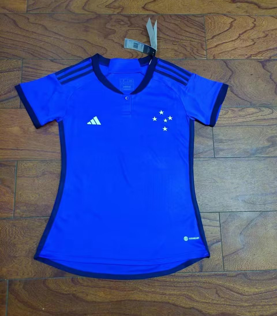 23-24 Cruzeiro Home Woman Soccer Jerseys Yupoo