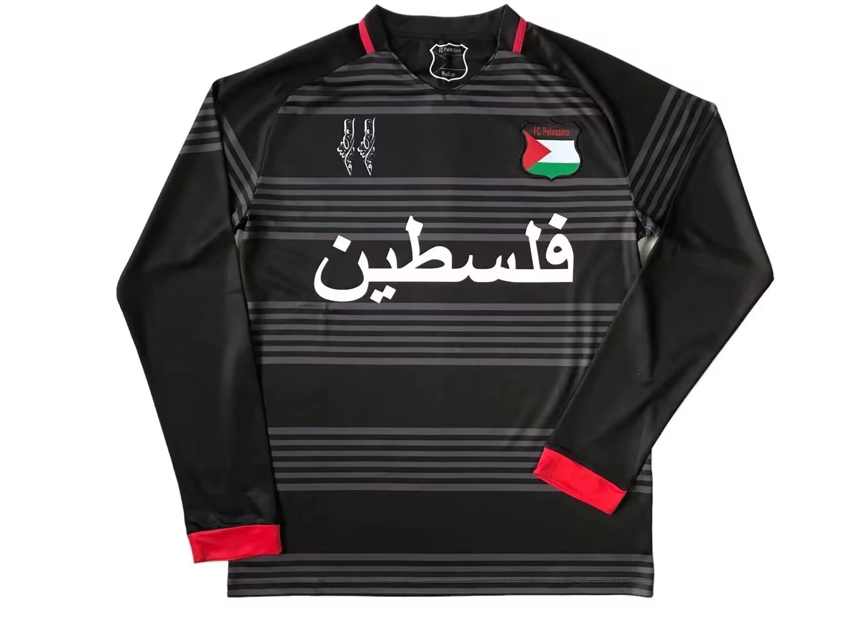 2024 Palestine Long Sleeve Soccer Jerseys Yupoo