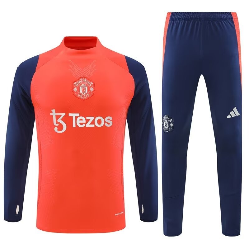 24-25 M-anchester U-nited Long Sleeve Training Suit Yupoo