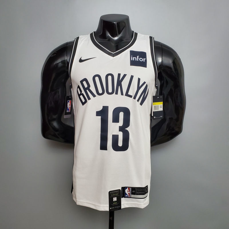 Brooklyn Nets Harden #13 White S-XXL
