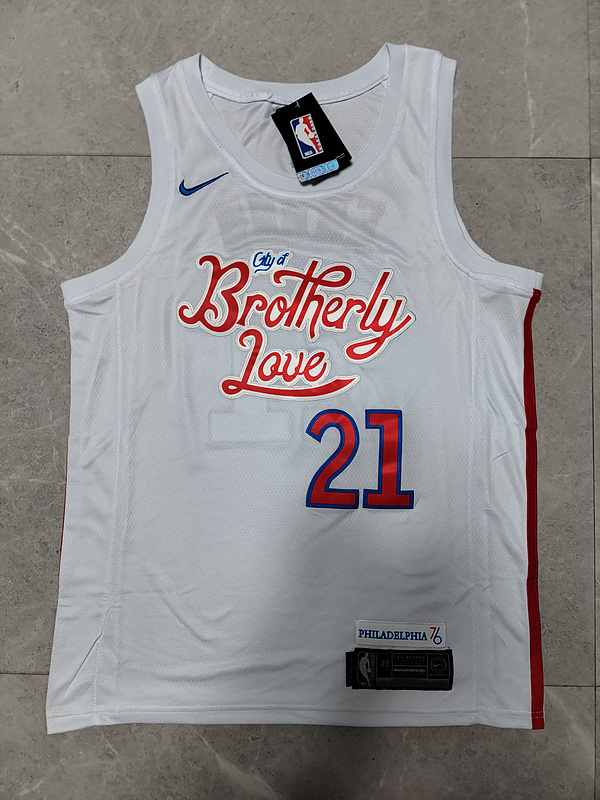 2023 76ers #21 Embroidery