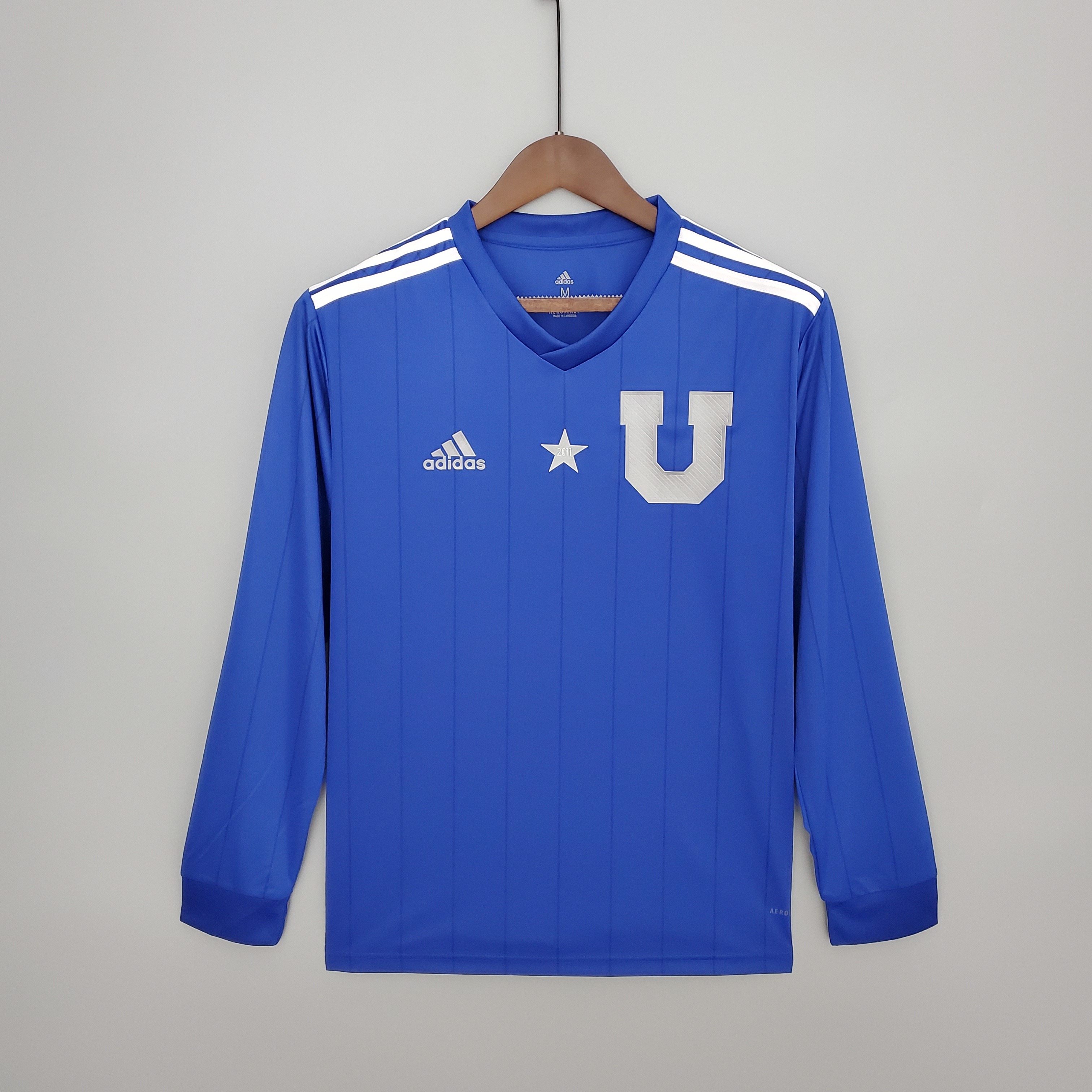 2011 Universidad de Chile Home Retro Long Sleeve Soccer Jerseys Yupoo