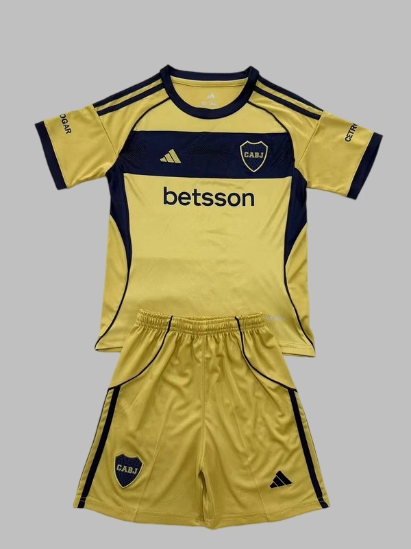 25-26 Boca Juniors Away Kids Cheap Soccer Jerseys Yupoo